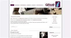 Desktop Screenshot of gitaartraining.be